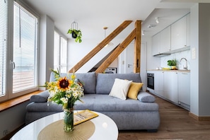 Living area - Near Old Town & Marina | Dziewanowskiego A (Gdańsk)