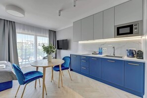 Coffee/tea maker, microwave, stovetop, dishwasher - Nadmotławie A49 | Riverside | Free Parking & Gym (Gdańsk)