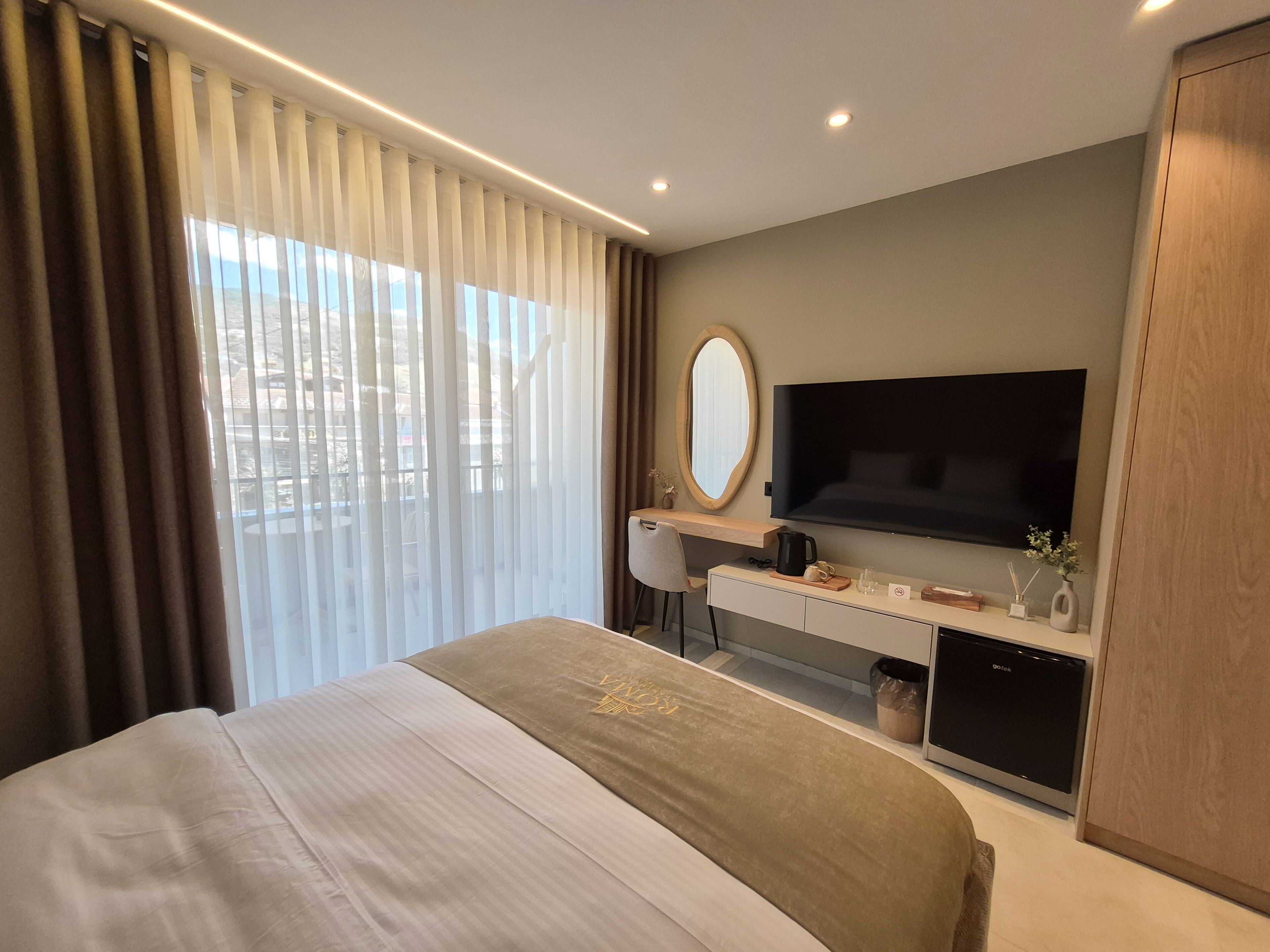 Economy Double Room, Balcony, City View | Desk, laptop workspace, free WiFi, bed sheets