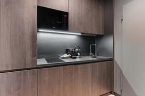 Coffee/tea maker, fridge, microwave, stovetop - Scala 9 with Terrace | City Center | Parking (Gdańsk)
