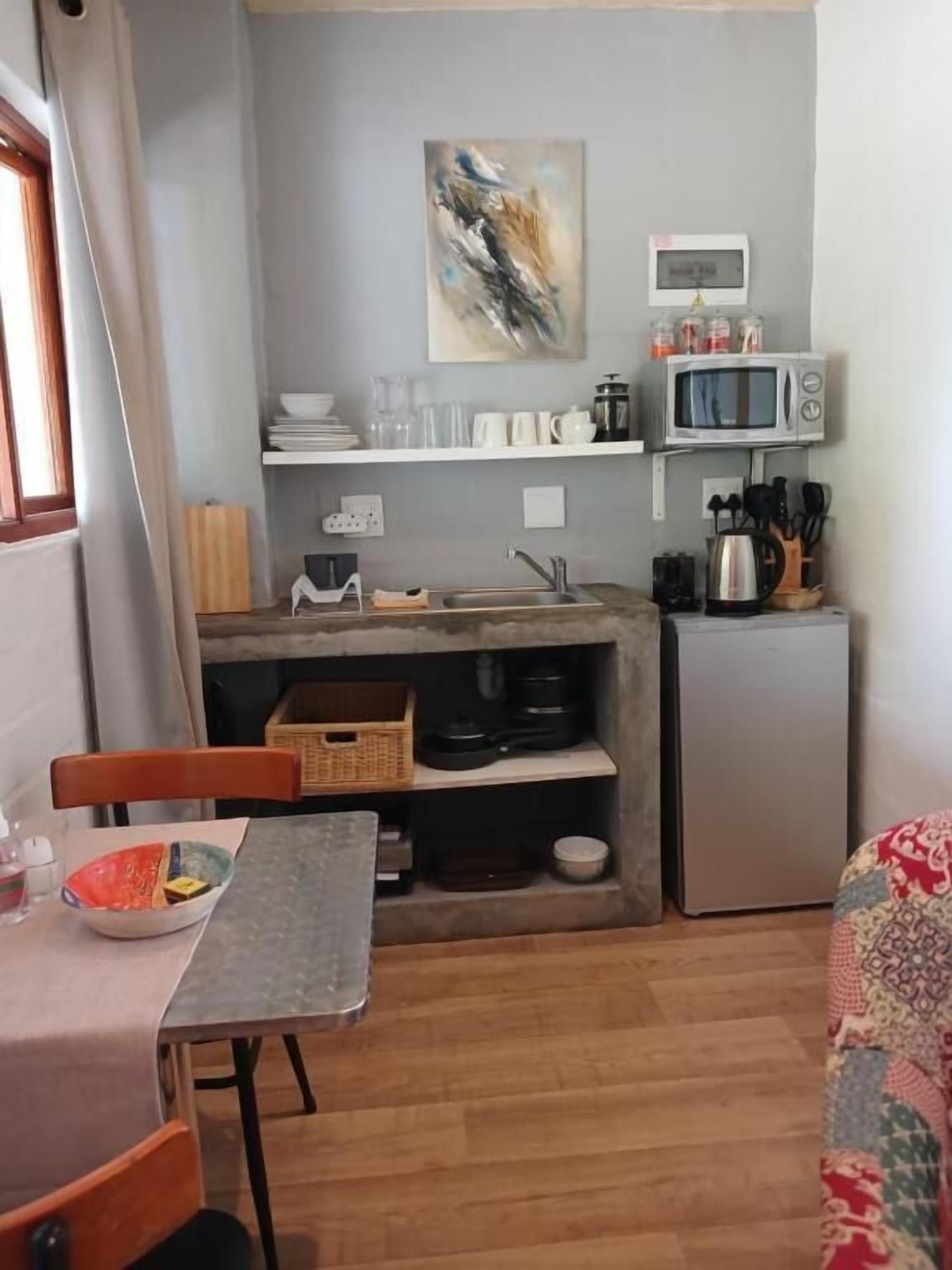 Deluxe-Studio, Gartenblick | Eigene Küche | Wasserkocher, Toaster, Kochgeschirr/Geschirr/Besteck, Reinigungsartikel