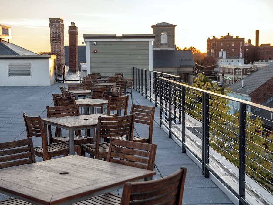 Rooftop terrace