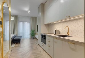 Coffee/tea maker, fridge, microwave, oven - Granaria B412 | Best Location (Gdańsk)
