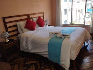 Classic Double Room, City View | Desk, laptop workspace, free WiFi