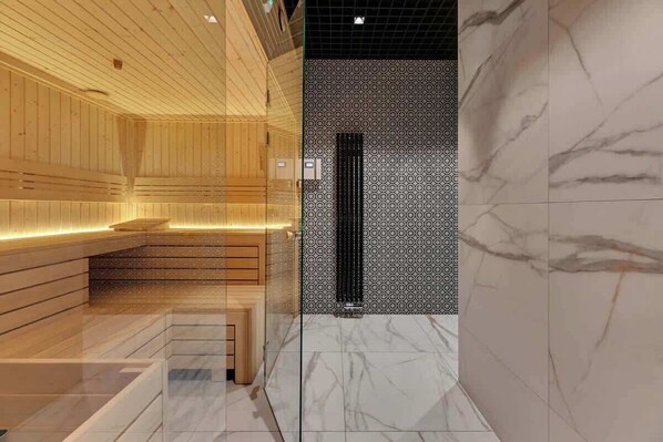 Sauna - Nadmotławie Estate 307 | Riverside | Sauna & Gym (Gdańsk)