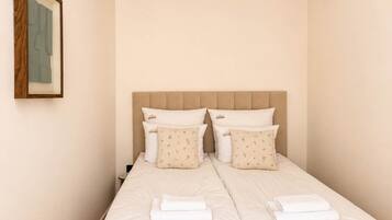 1 bedroom, iron/ironing board, travel crib, WiFi