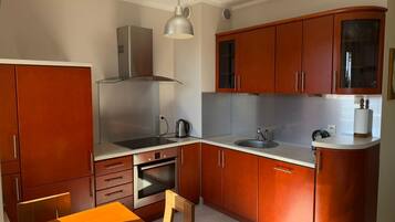 Comfort-lejlighed - balkon | Privat køkken