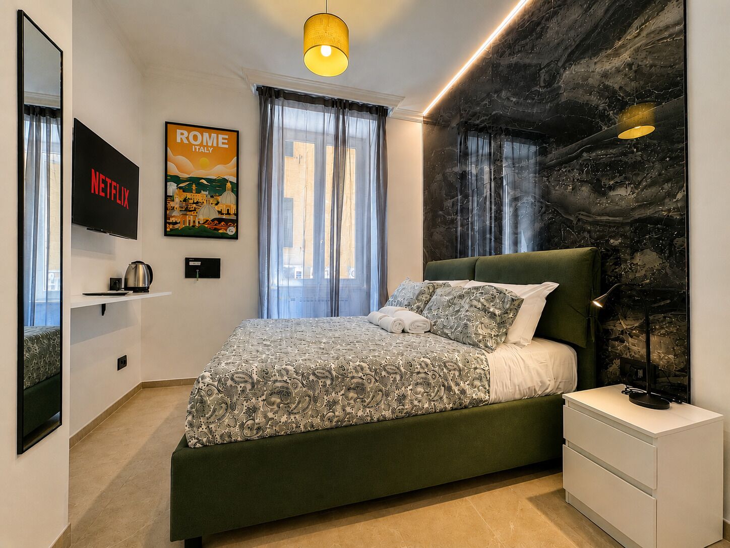 Habitación doble Confort, baño privado | Caja de seguridad en la habitación 