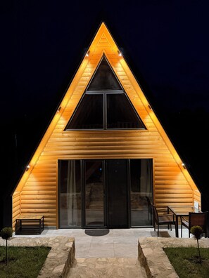 Exterior - A-frame Cabin with Private Pool in Nature (Lukovitsa)