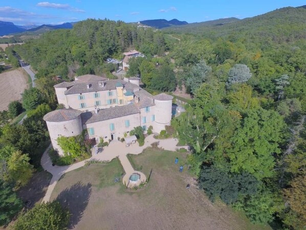 Exterior - Tour Est Vacation Rental at Château de Vachères. (Montclar-sur-Gervanne)
