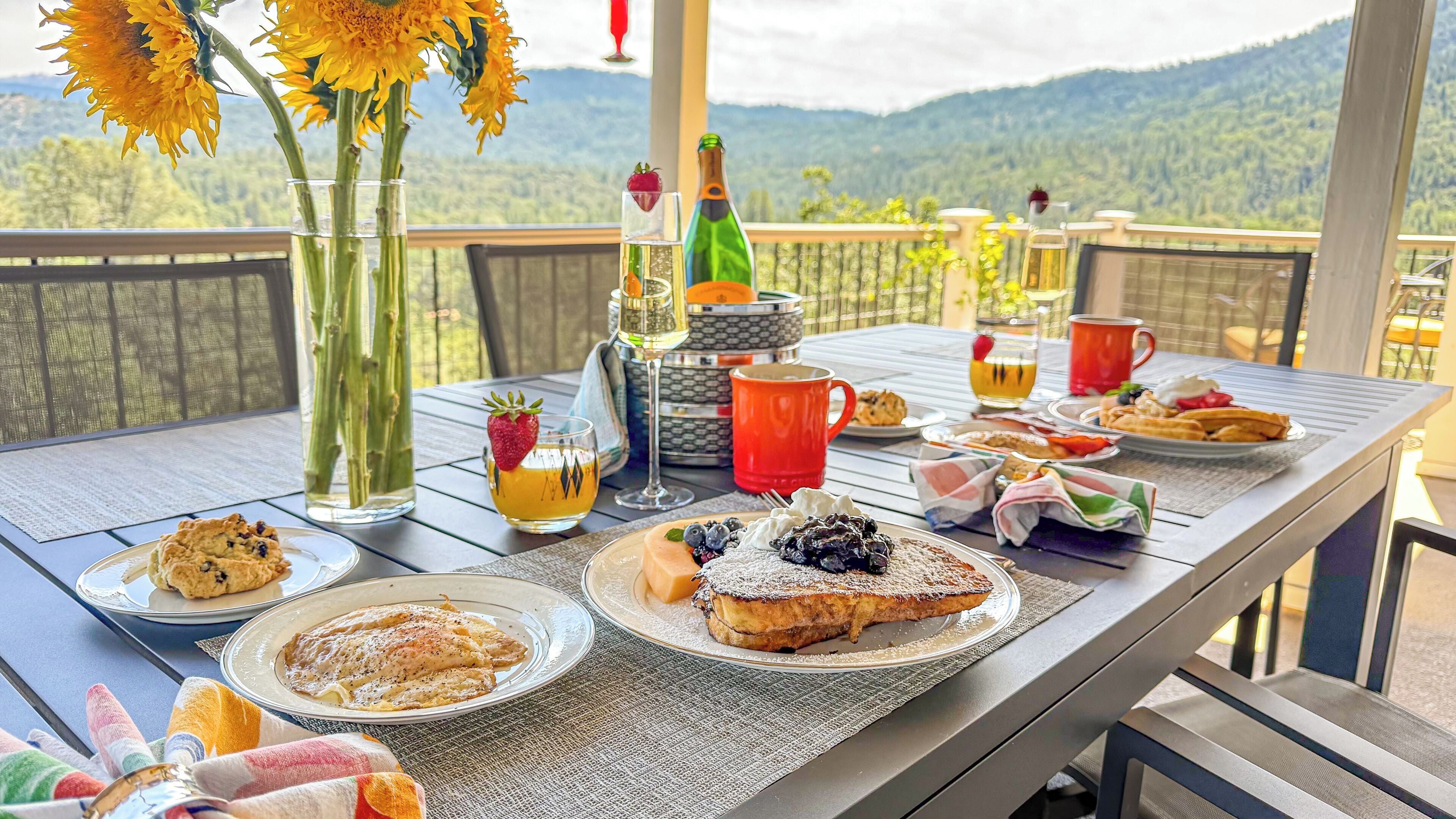 Petit déjeuner préparé à la commande compris tous les jours