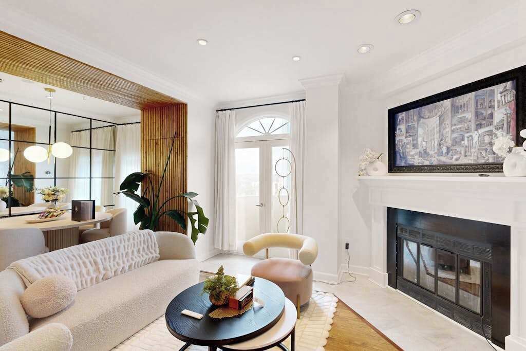 Fireplace, offices