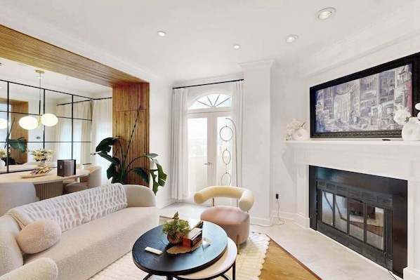Fireplace, offices