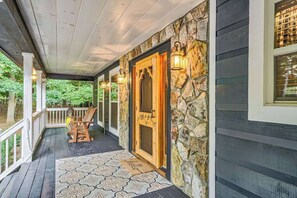 Terrace/patio - Deer Run Retreat Stay (Ellijay)