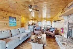 TV, fireplace, table football, offices - Starry Skies and Fireflies (Ellijay)