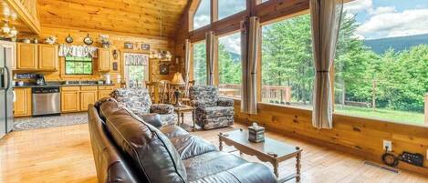 TV, fireplace, DVD player, offices