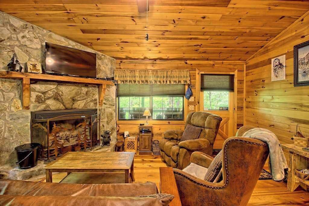 Cozy Tree Song Mountain Creek Cabin - Ellijay