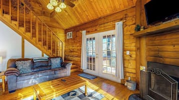 TV, fireplace, DVD player, offices