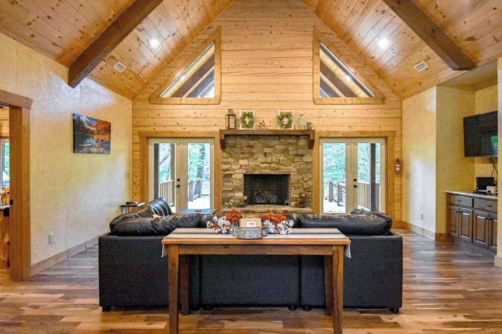 TV, fireplace, video games, DVD player