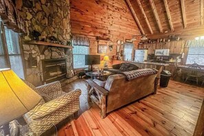 Fernseher, Kamin, DVD-Player, Arbeitsbereiche
