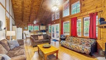 TV, fireplace, DVD player, offices