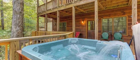Bain à remous extérieur