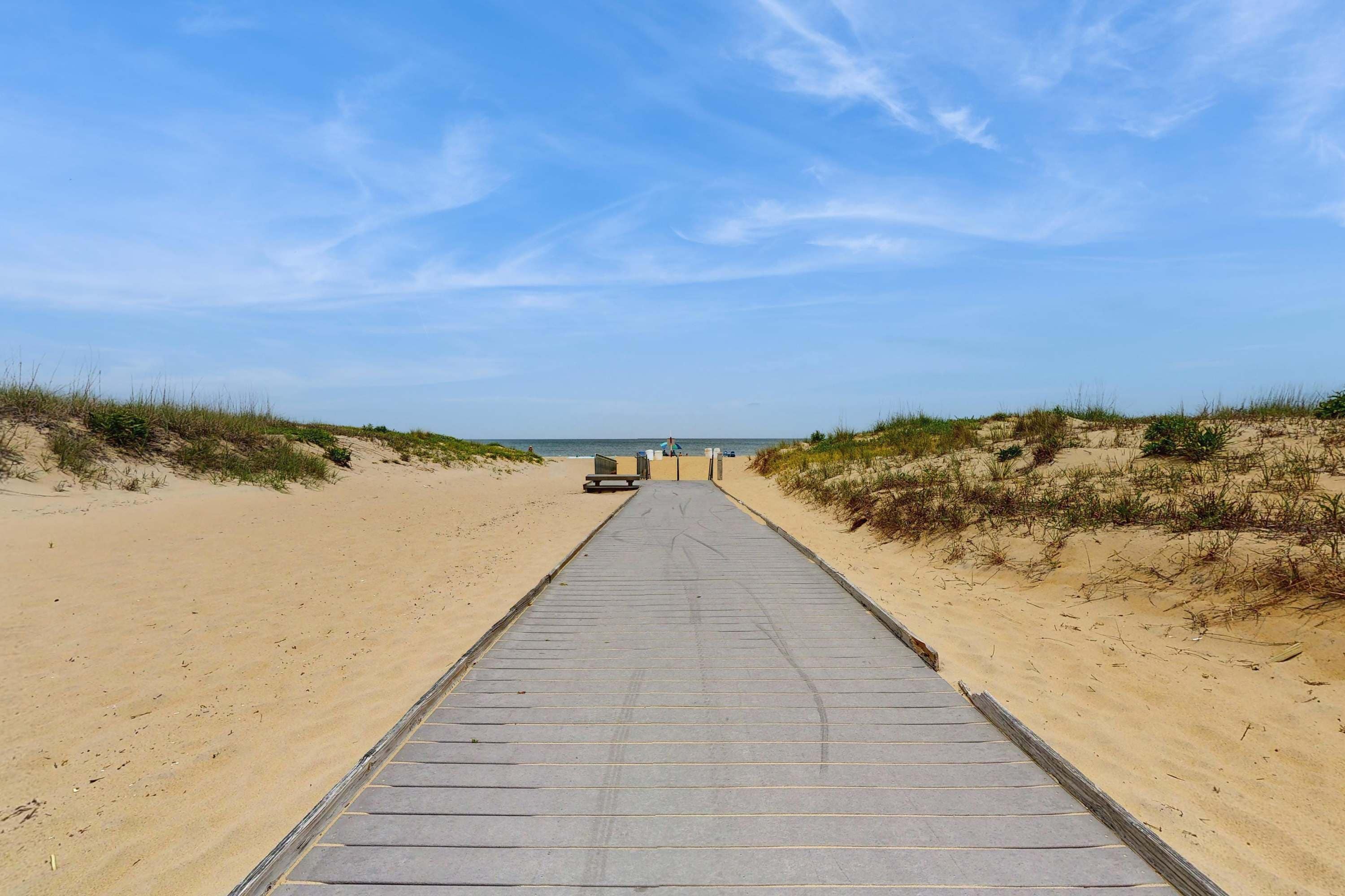 Tæt på stranden
