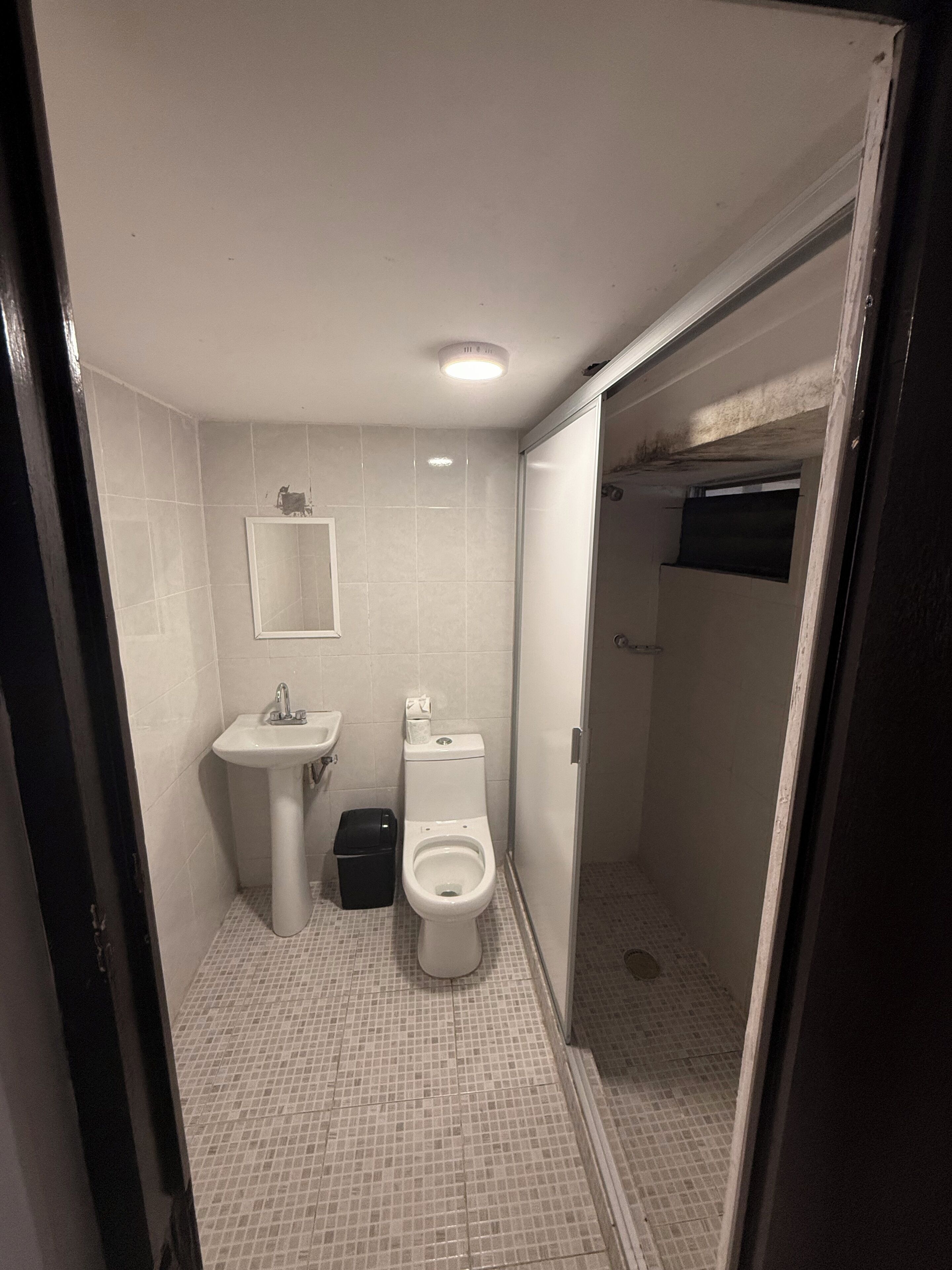 Basic Triple Room | Bathroom | Shower, towels, soap, shampoo