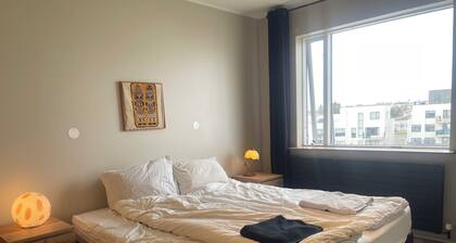 3-bedroom ocean view apartment in charming Seltjarnarnes perfect for relaxing