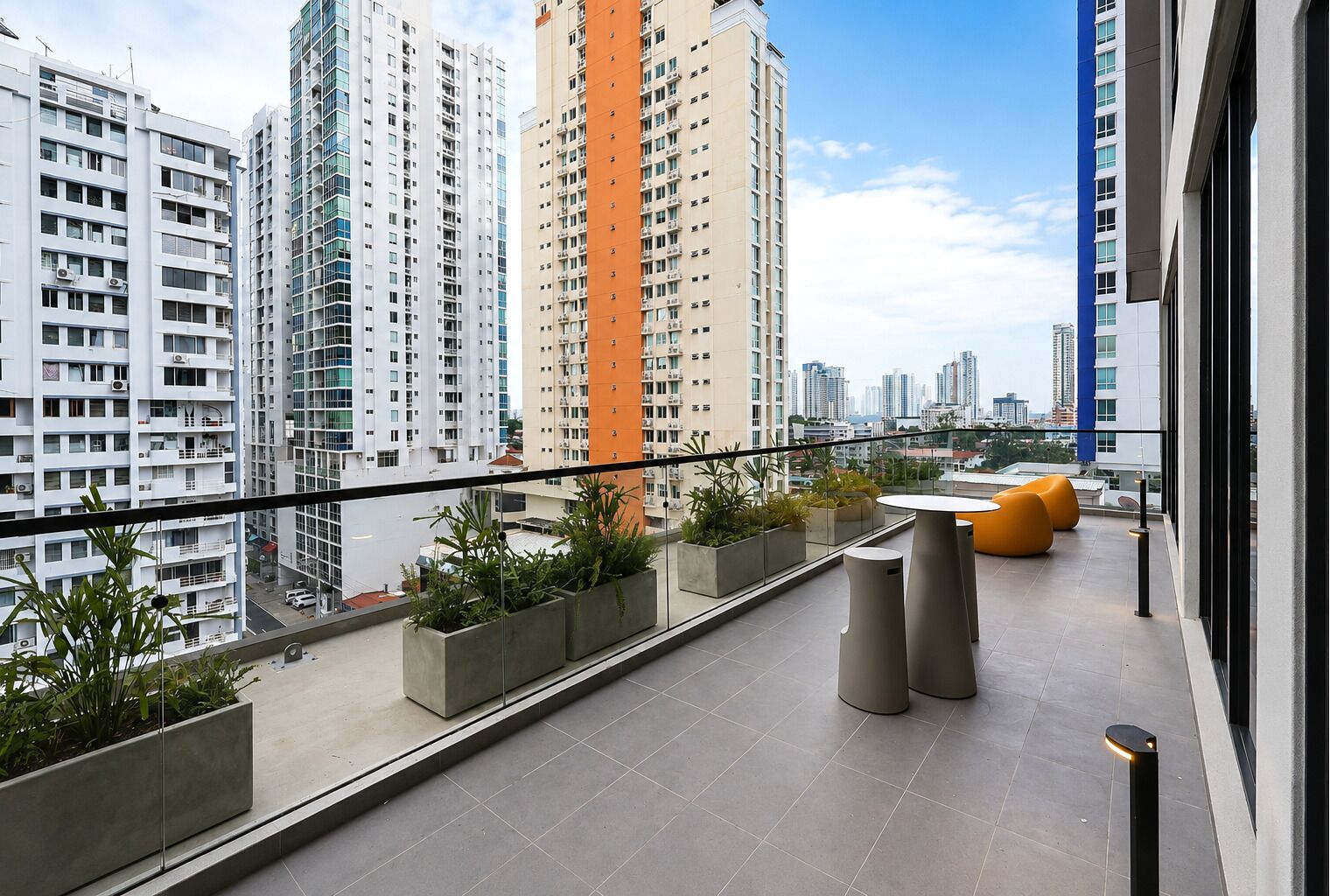 Rooftop terrace