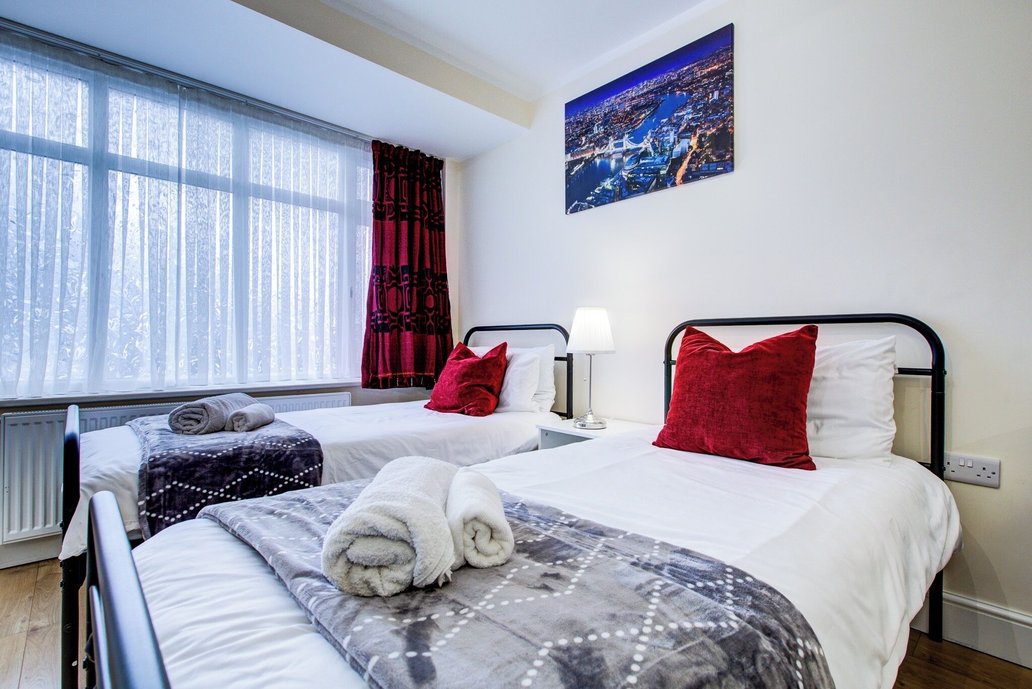 Iron/ironing board, WiFi (free), bed sheets
