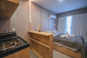 WiFi, bed sheets - Luxury studio apartment 3 minutes from the natural pools. (Ipojuca)