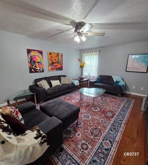 TV, table football, ping pong - 25 Acre Wildwood Ranch Cabin Sports and Fun (Logan)