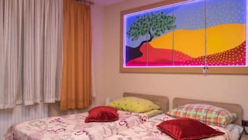 Tvåbäddsrum (Comfort Twin Room With Shared Kitchen) | 3 sovrum och gratis wi-fi