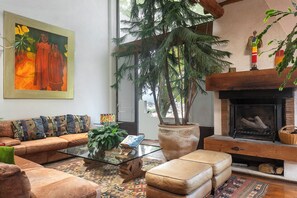 Familien-Ferienhaus, Stadtblick | Wohnbereich