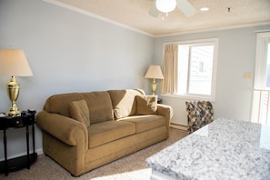 Living area - Peaceful ML237 1-bedroom condo in Snowshoe (Snowshoe)