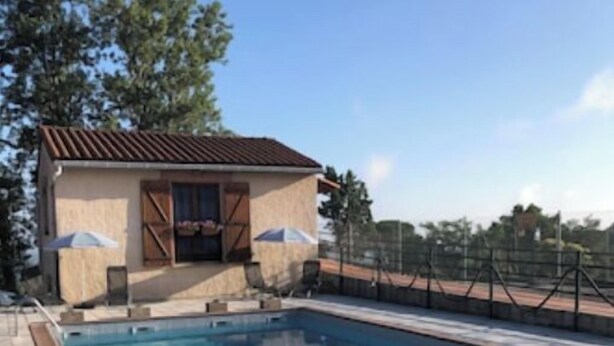 Pool - Semi-Detached Cottage in St. Ferréol-le-Lac / Vacation at the Foot of the Montagne Noire (Revel)