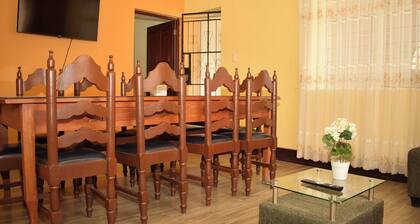 A very comfortable family bungalow for six people.