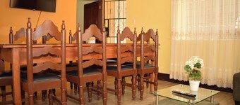 A very comfortable family bungalow for six people.