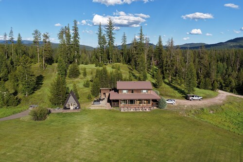 Grey Wolf Ranch | 5-Bedroom Cabin on 230 Acres