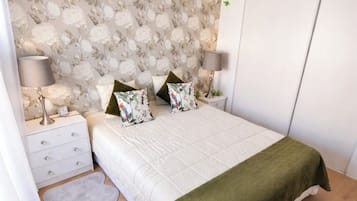 Ferros/tábuas de passar roupa, roupa de cama