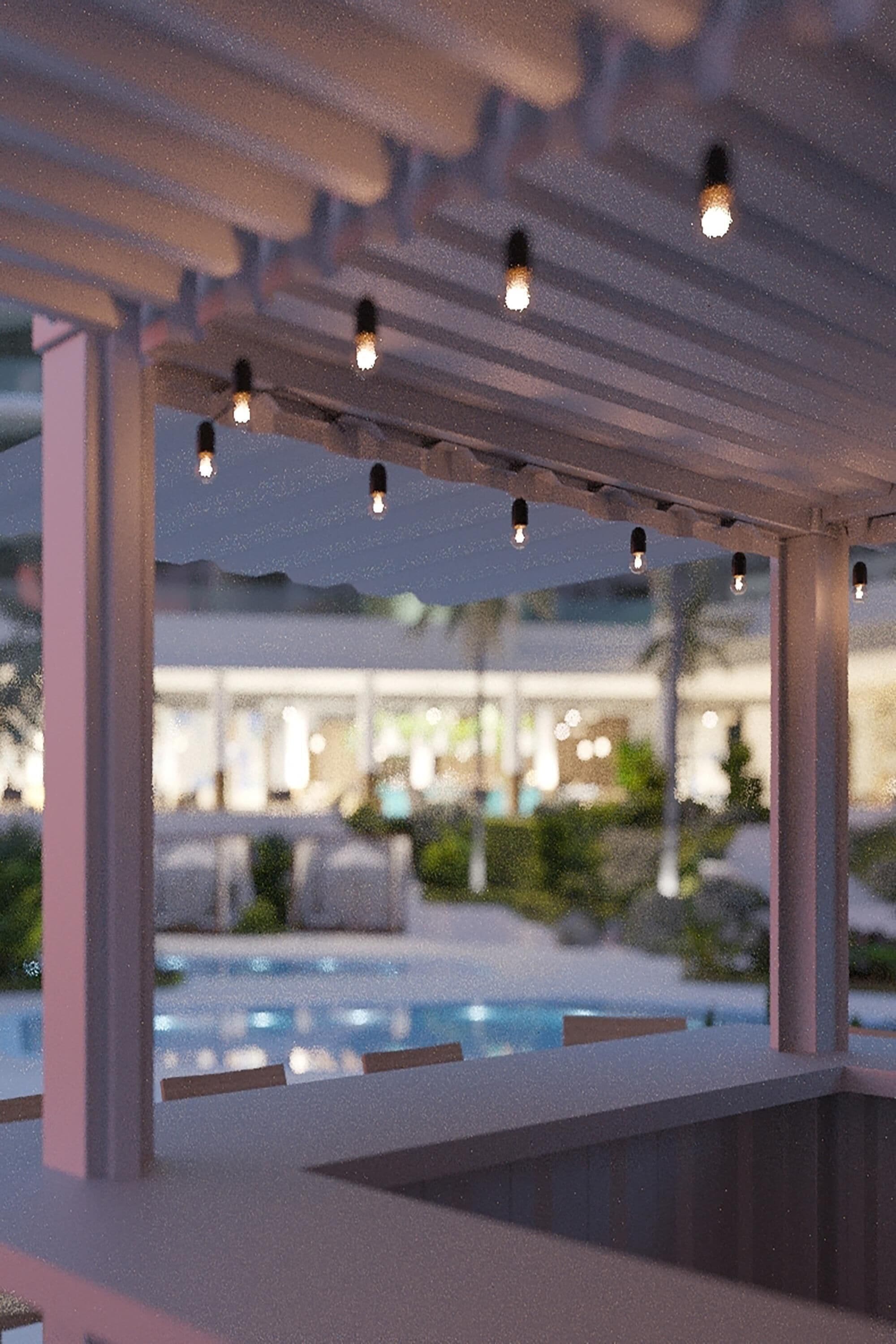 3 piscine all'aperto, cabanas (a pagamento), ombrelloni da piscina