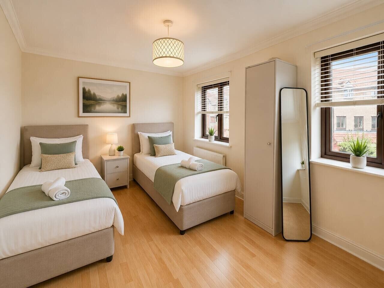 Desk, iron/ironing board, travel crib, WiFi