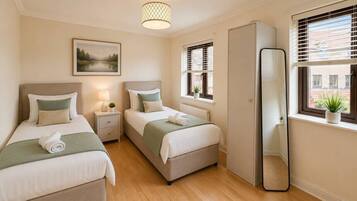 Desk, iron/ironing board, travel crib, WiFi