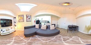 One-Bedroom Deluxe Apartment 6 City Cent Manchester | Area soggiorno