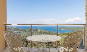 Outdoor dining - Villa Isyron, Divine Sea Views, Private Pool, Spacious Furnished Terrace, Corfu (Corfu)