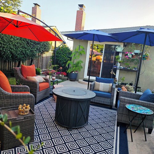 Garden Retreat - 2BR Home with Gym, Massage Chair, Tesla Charger