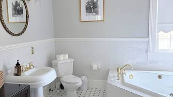 Habitación doble, vistas al jardín | Baño