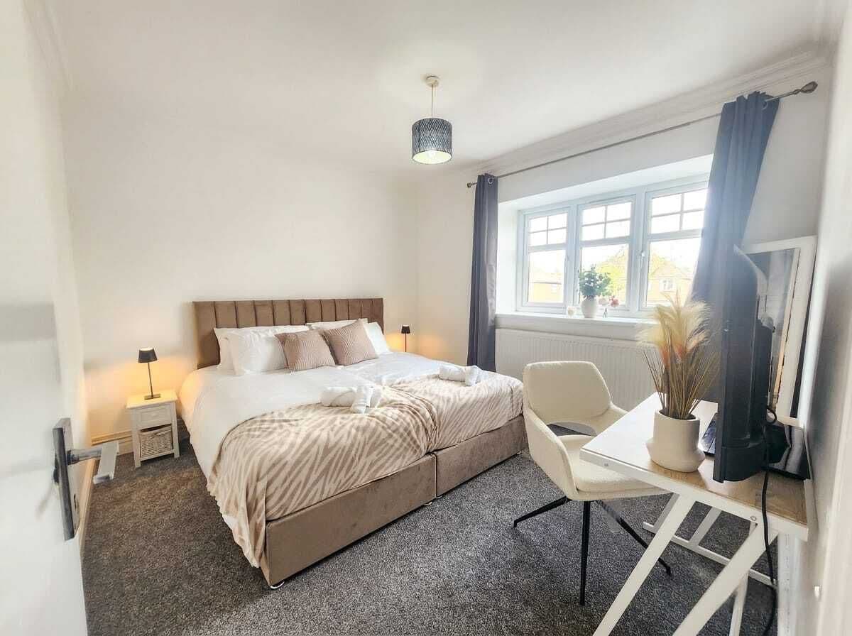 5 chambres, fer et planche à repasser, accès au Wi-Fi (inclus)