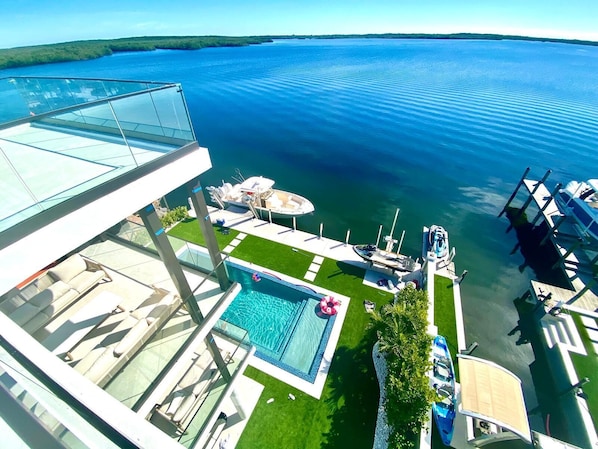 Pool - 
Experience the ultimate Florida Keys getaway in this modern waterfront estate (Key Largo)